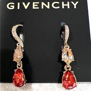 NWT Givenchy
Gold-Tone Double Drop Earrings